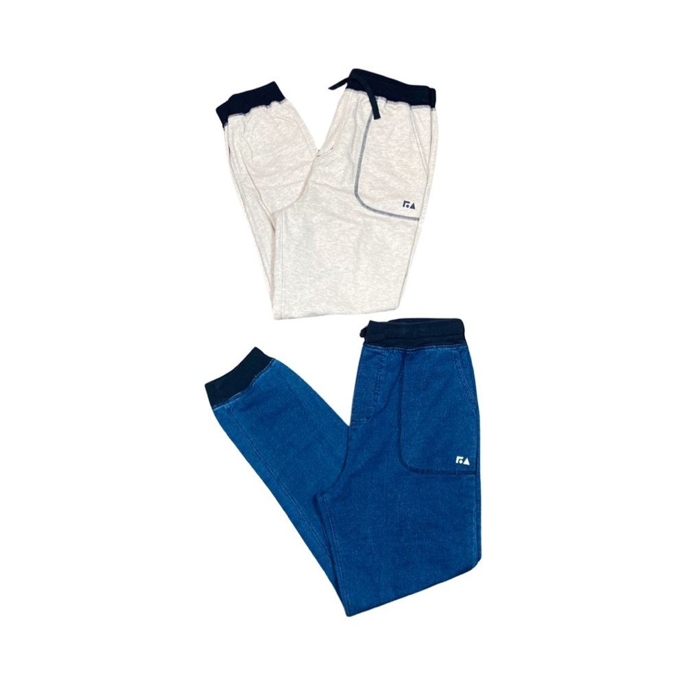Free Assembly Boys 2 Pair Vintage Terry Sweatpants Joggers Size XXL (18)